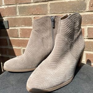 Lucky Brand Heeled Suede Booties